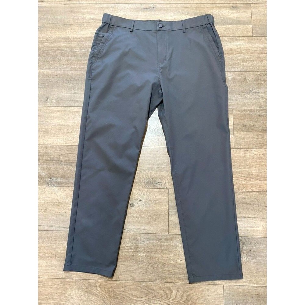 Jack Archer Jetsetter Performance Mens 38X30 Gray Smart Tech Chino Golf Pants